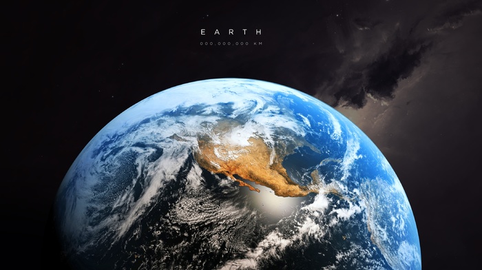 Earth, space art