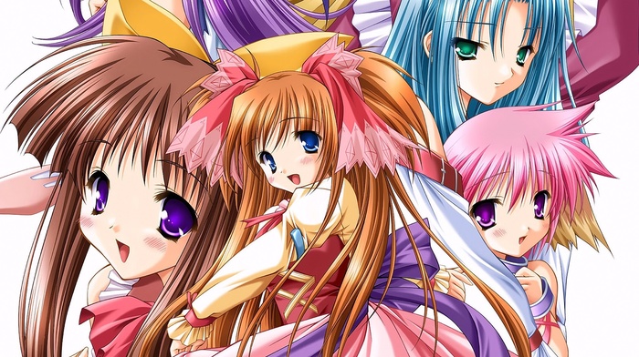 anime, anime girls, Platinum Wind, Milpha, Fannil, Moekibara Fumitake, Kanana