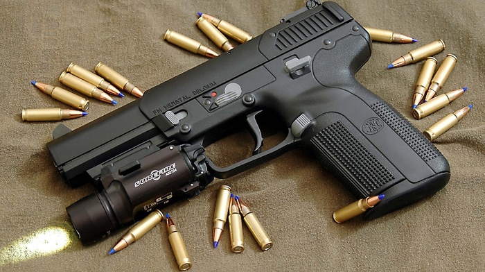 pistol, FN Five, Seven, gun