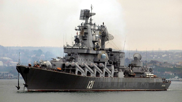 Russian Navy, military, Slava Class Cruiser