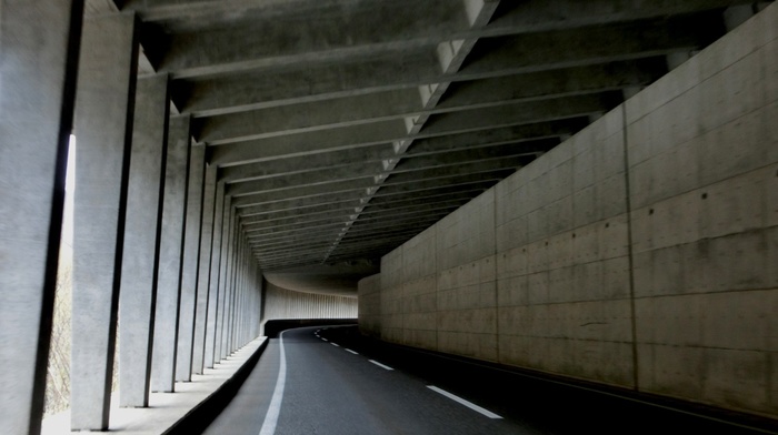 tunnel, Nagano Prefecture, road, Japan, concrete, infrastructure