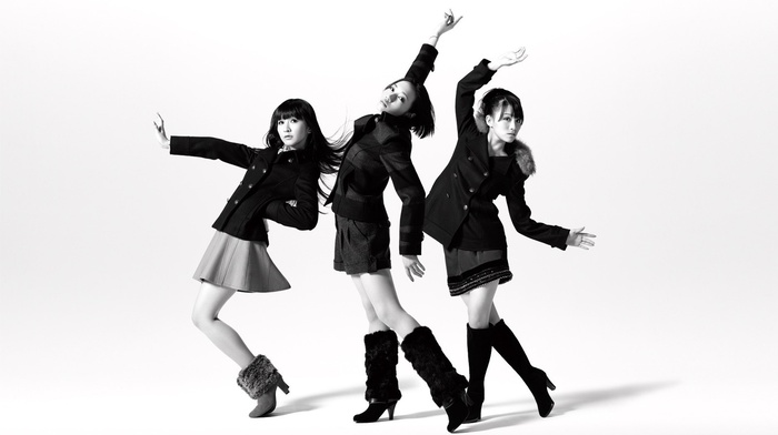 Perfume, monochrome, j, pop, Perfume Band, girl, Asian