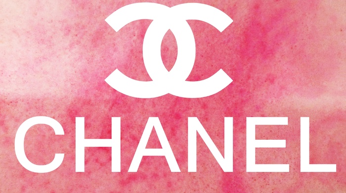 logo, pink background, Chanel