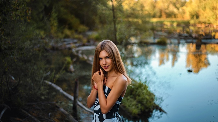 girl, girl outdoors, model