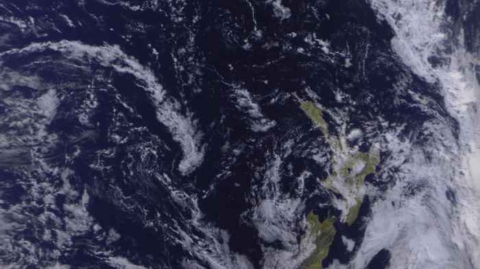 New Zealand, Meteor, M N2, satellite imagery