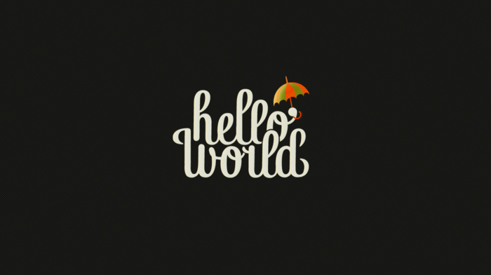 texture, Hello World, typography
