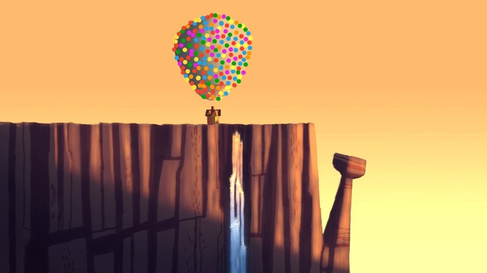 Up movie, balloon, artwork