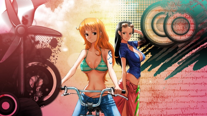Nami, anime, anime girls, One Piece, Nico Robin