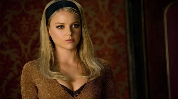 actress, movies, blonde, face, head band, Sucker Punch, cleavage, girl, Abbie Cornish