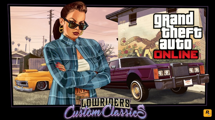 lowrider, Grand Theft Auto V Online, sunglasses, Grand Theft Auto V, Grand Theft Auto Online, Rockstar Games, tattoo
