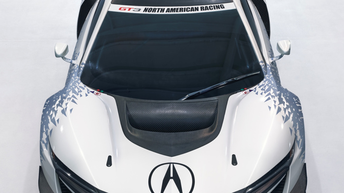 Acura NSX, portrait display, car, simple background, race cars, vehicle