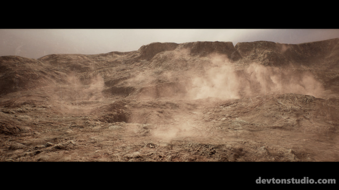 CGI, desert