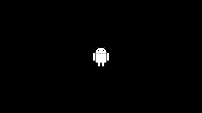 simple, operating systems, androids, black, minimalism, white