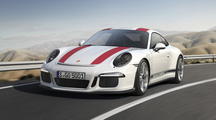 road, vehicle, motion blur, Porsche 911R, car