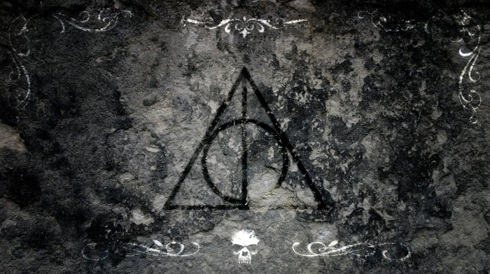 Harry Potter and the Deathly Hallows, reliques, artwork, Harry Potter, symbols, movies