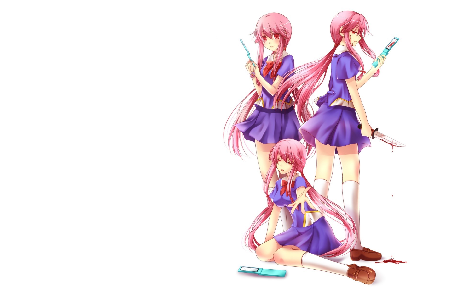 Gasai Yuno,Mirai Nkikki and anime  Mirai nikki, Yandere girl, Mirai nikki  future diary