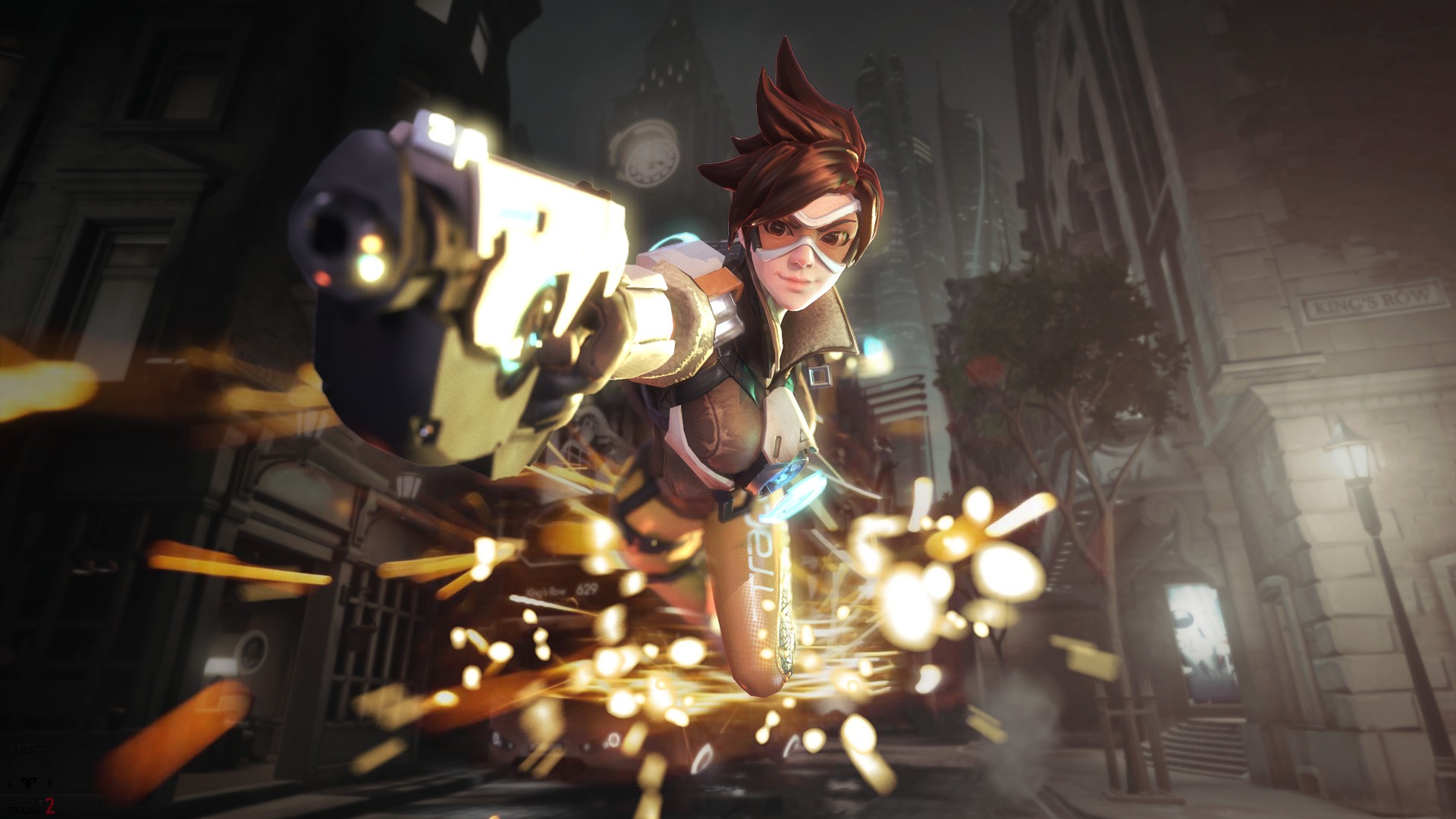 Video Game Overwatch Tracer (Overwatch) Wallpaper