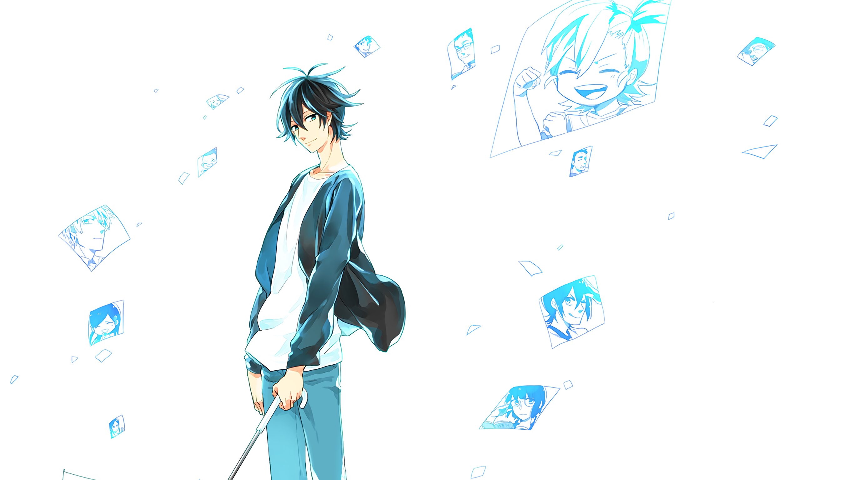 Free: Barakamon Anime Icon, Barakamon_by_Darklephise, male anime character  transparent background PNG clipart 