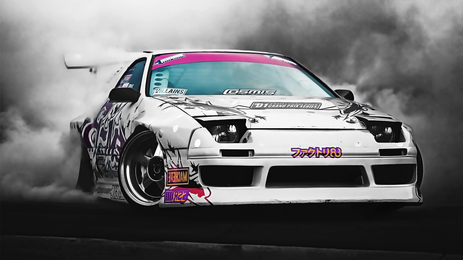 race cars, car, drift, racing, Mazda RX, 7 - wallpaper #209760  (1920x1080px) on