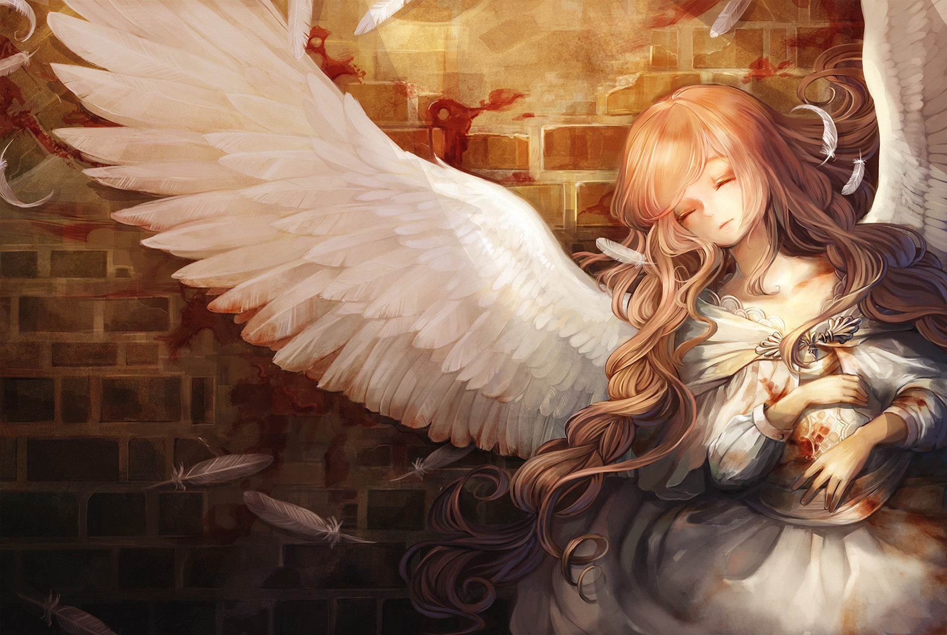 anime angel and demon wallpaper