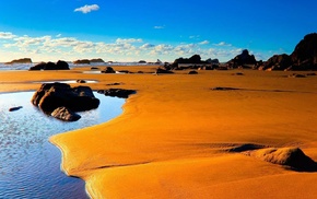 landscape, nature, sand, water