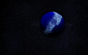 planet, stars, space