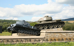 tank, gun