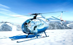 mountain, aircraft, snow