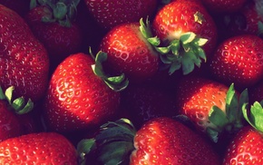 delicious, berries, macro, strawberry, food