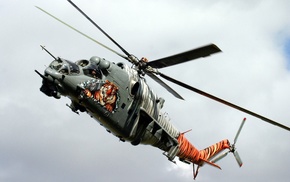 helicopter, sky, aircraft, tiger, fly