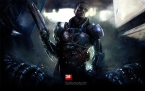 Mass Effect 3, war, video games, girl