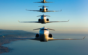 aircraft, girl