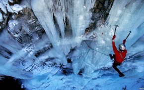 winter, sports, mountain