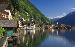river, nature, city