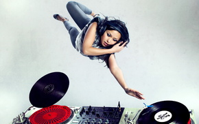 music, DJ, girl