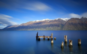 lake, nature, landscape, mountain