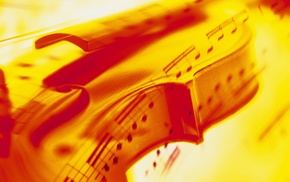 music, 3D, violin