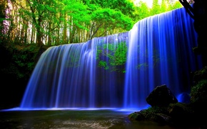 waterfall, super, nature