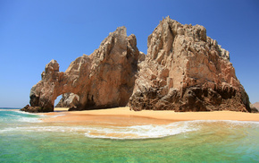 nature, rocks, sea, landscape