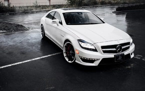 cars, white, Mercedes