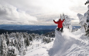 nature, winter, sports