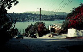 sea, nature, road, street