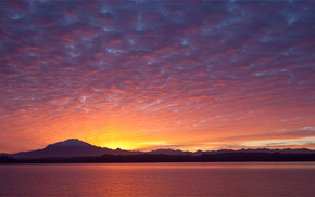 sky, Chile, evening, sunset, nature