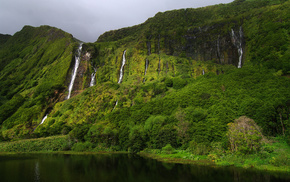 river, stunner, waterfall, beautiful