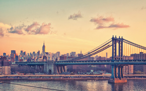 bridge, New York City, cities