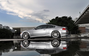 reflection, cars, BMW