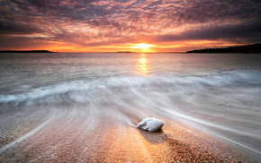 stone, water, sea, nature, stones