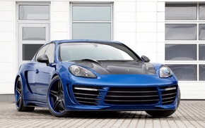 blue, cars, Porsche