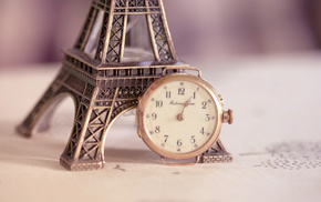 stunner, clocks, Eiffel Tower