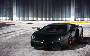 cars, black, Lamborghini